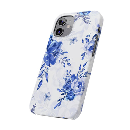 French Blue and White Toille, Slim Phone Cases, Case-Mate IPHONE16 and all sizes
